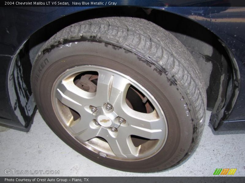 Navy Blue Metallic / Gray 2004 Chevrolet Malibu LT V6 Sedan