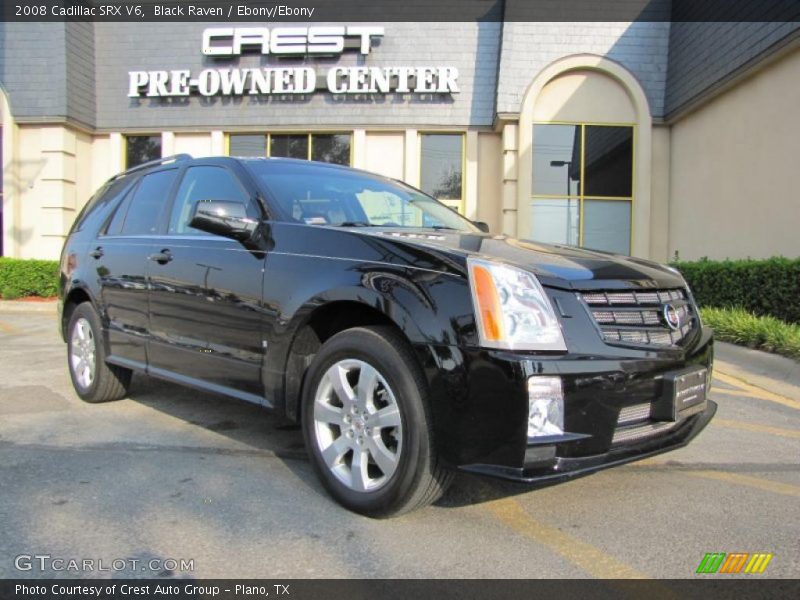 Black Raven / Ebony/Ebony 2008 Cadillac SRX V6
