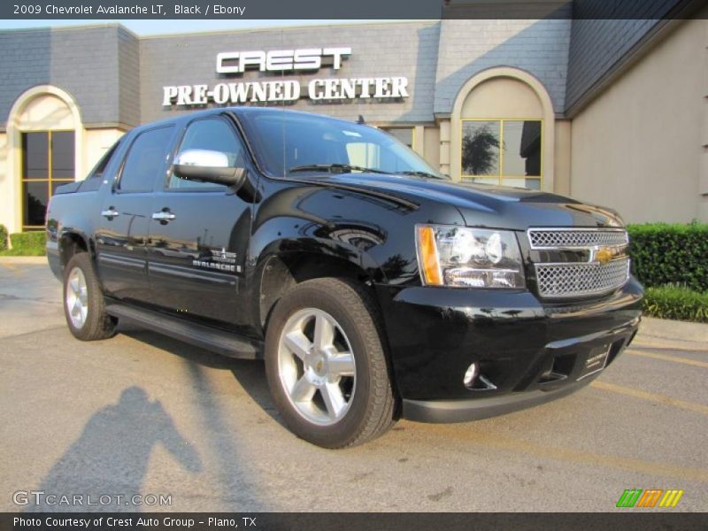 Black / Ebony 2009 Chevrolet Avalanche LT