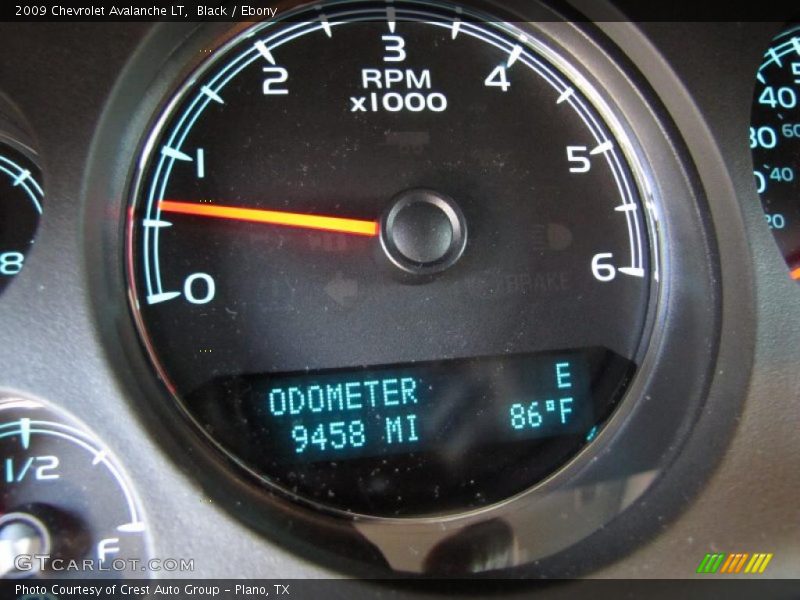 Black / Ebony 2009 Chevrolet Avalanche LT
