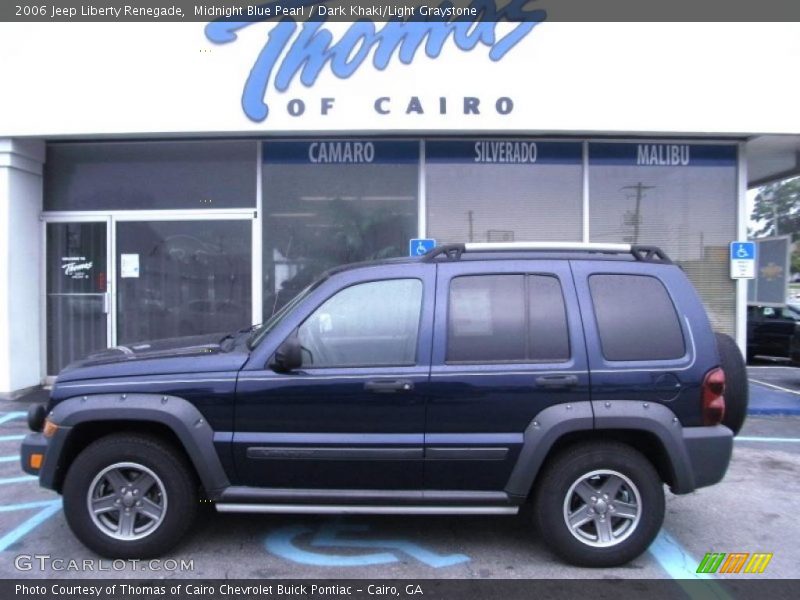 Midnight Blue Pearl / Dark Khaki/Light Graystone 2006 Jeep Liberty Renegade