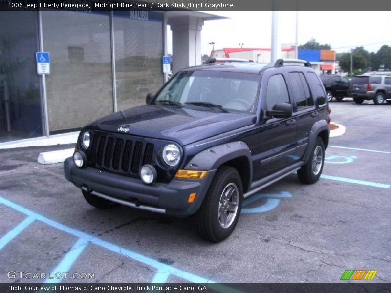 Midnight Blue Pearl / Dark Khaki/Light Graystone 2006 Jeep Liberty Renegade