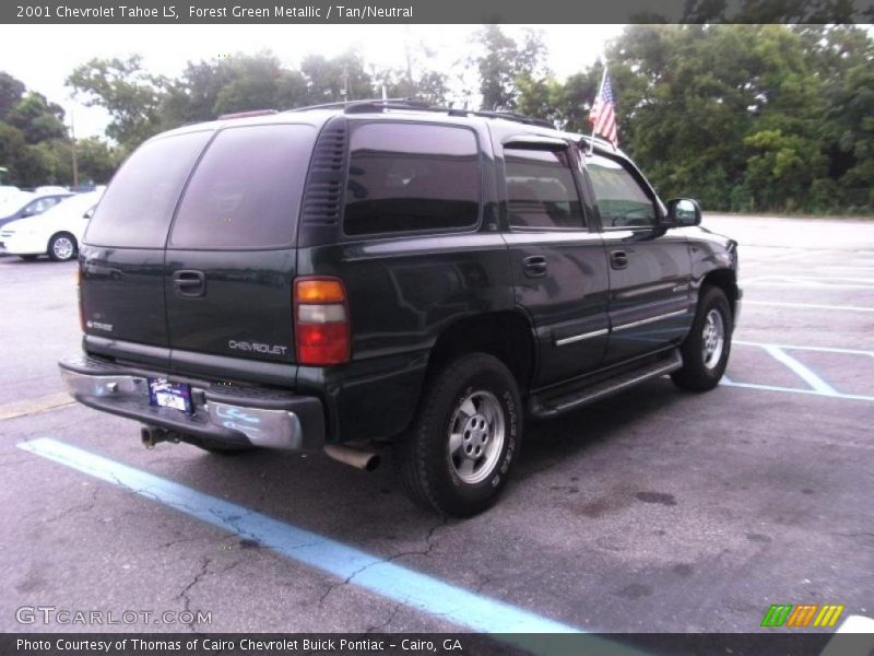 Forest Green Metallic / Tan/Neutral 2001 Chevrolet Tahoe LS