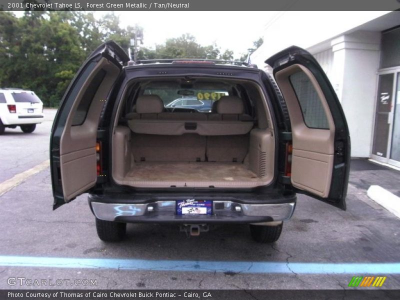 Forest Green Metallic / Tan/Neutral 2001 Chevrolet Tahoe LS