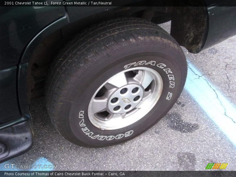 Forest Green Metallic / Tan/Neutral 2001 Chevrolet Tahoe LS