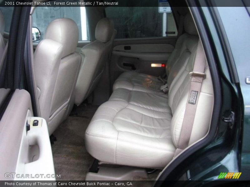 Forest Green Metallic / Tan/Neutral 2001 Chevrolet Tahoe LS