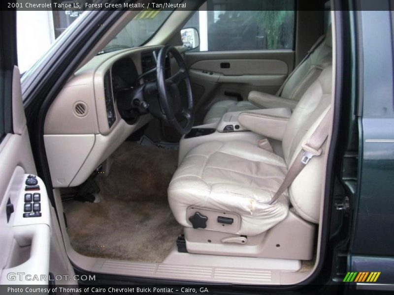 Forest Green Metallic / Tan/Neutral 2001 Chevrolet Tahoe LS