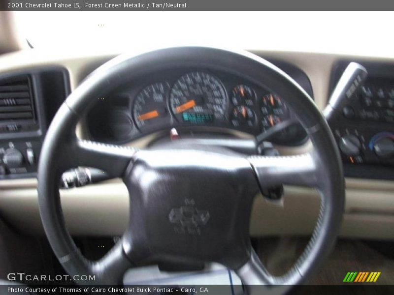 Forest Green Metallic / Tan/Neutral 2001 Chevrolet Tahoe LS