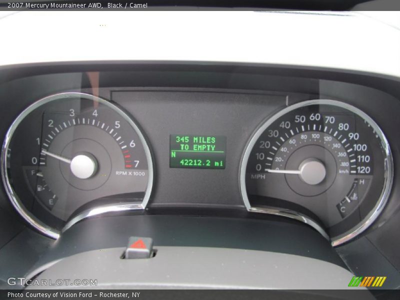 Black / Camel 2007 Mercury Mountaineer AWD