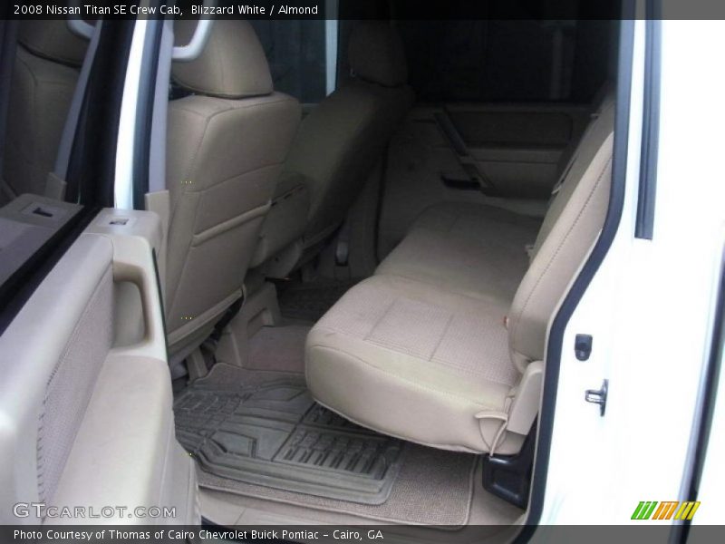 Blizzard White / Almond 2008 Nissan Titan SE Crew Cab