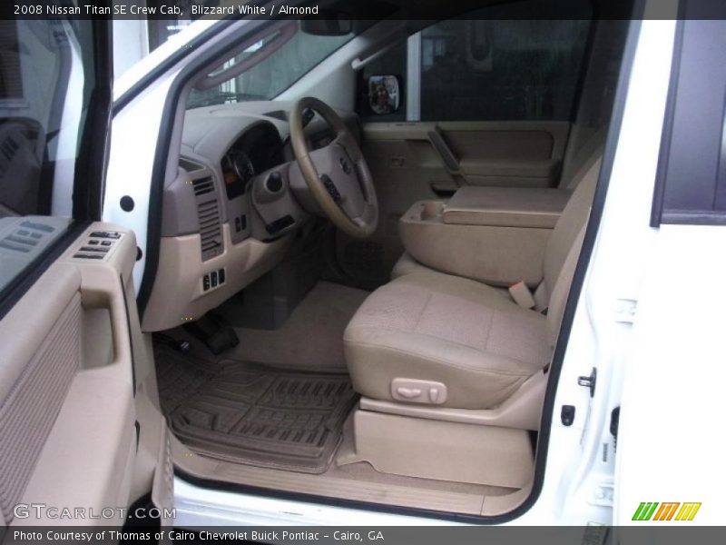 Blizzard White / Almond 2008 Nissan Titan SE Crew Cab