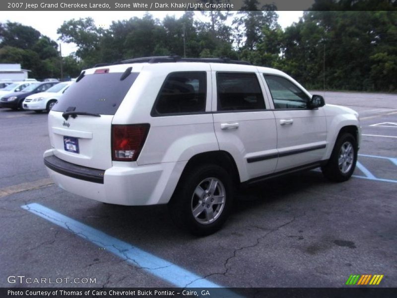 Stone White / Dark Khaki/Light Graystone 2007 Jeep Grand Cherokee Laredo