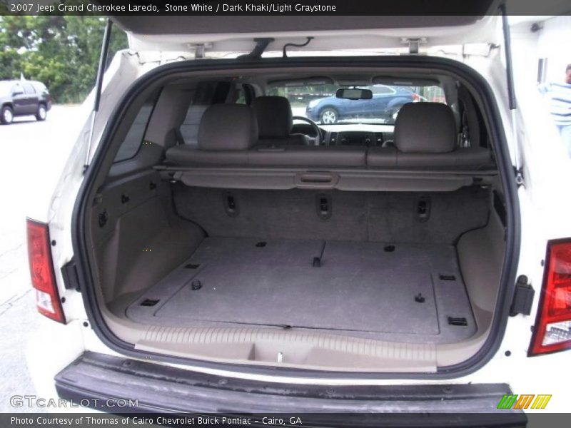 Stone White / Dark Khaki/Light Graystone 2007 Jeep Grand Cherokee Laredo