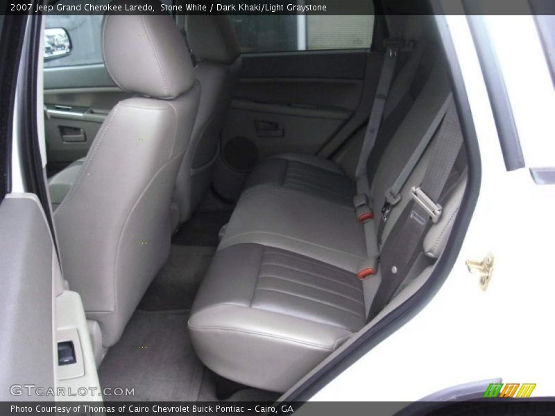 Stone White / Dark Khaki/Light Graystone 2007 Jeep Grand Cherokee Laredo