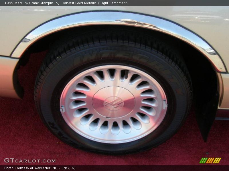 Harvest Gold Metallic / Light Parchment 1999 Mercury Grand Marquis LS
