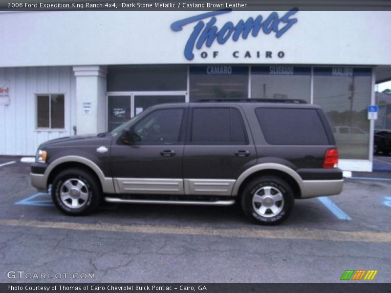 Dark Stone Metallic / Castano Brown Leather 2006 Ford Expedition King Ranch 4x4