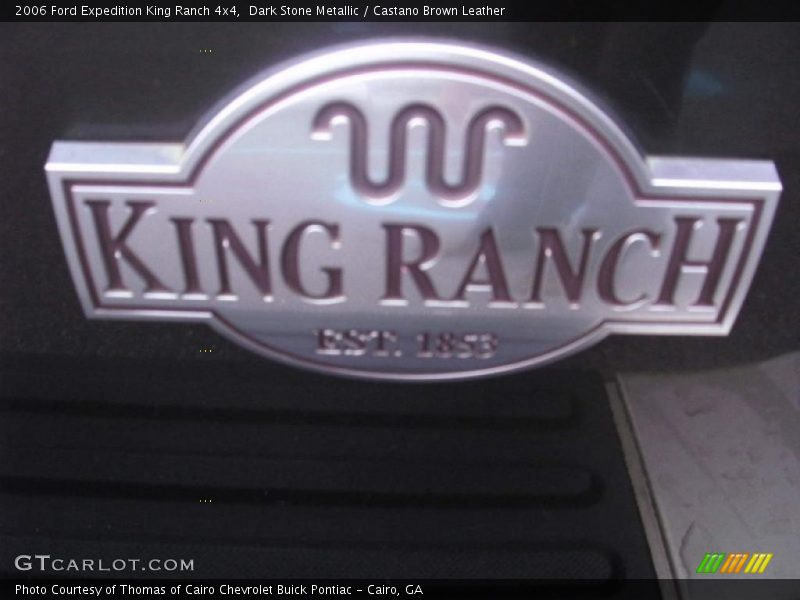 Dark Stone Metallic / Castano Brown Leather 2006 Ford Expedition King Ranch 4x4