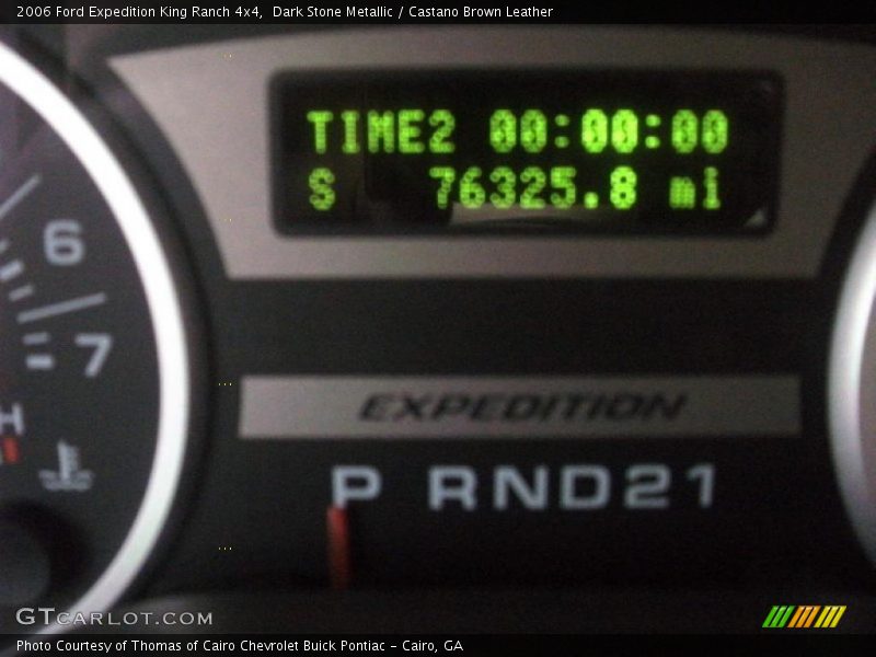 Dark Stone Metallic / Castano Brown Leather 2006 Ford Expedition King Ranch 4x4