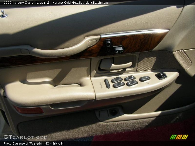 Harvest Gold Metallic / Light Parchment 1999 Mercury Grand Marquis LS