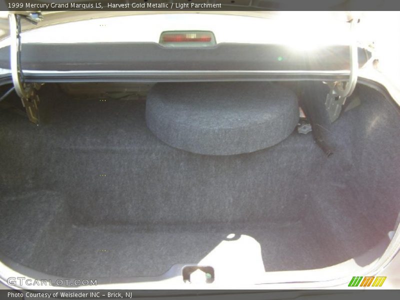 Harvest Gold Metallic / Light Parchment 1999 Mercury Grand Marquis LS