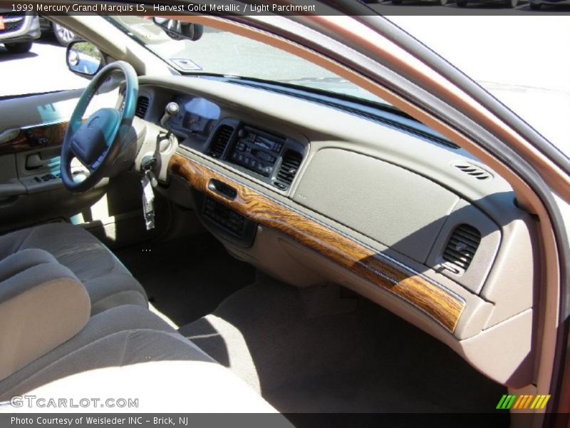 Harvest Gold Metallic / Light Parchment 1999 Mercury Grand Marquis LS