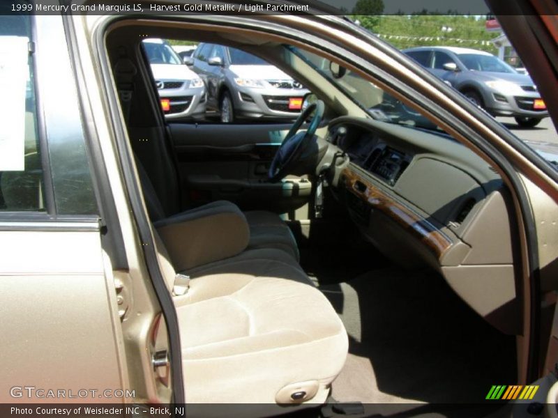 Harvest Gold Metallic / Light Parchment 1999 Mercury Grand Marquis LS