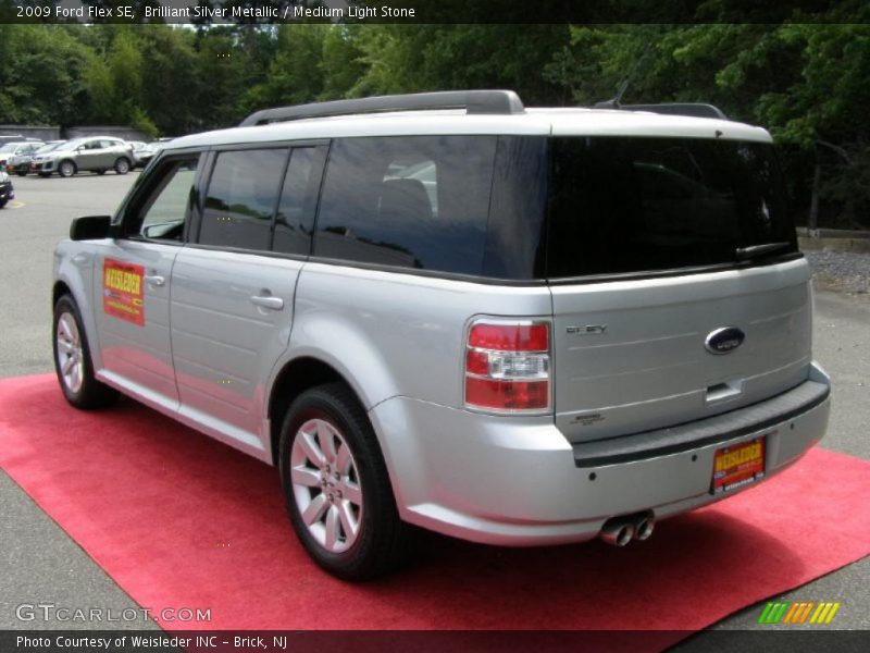Brilliant Silver Metallic / Medium Light Stone 2009 Ford Flex SE