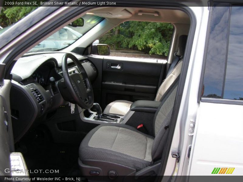 Brilliant Silver Metallic / Medium Light Stone 2009 Ford Flex SE