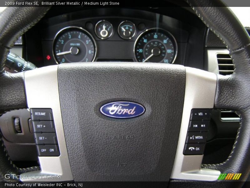 Brilliant Silver Metallic / Medium Light Stone 2009 Ford Flex SE