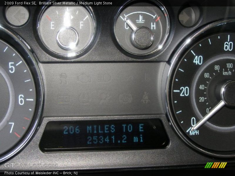 Brilliant Silver Metallic / Medium Light Stone 2009 Ford Flex SE