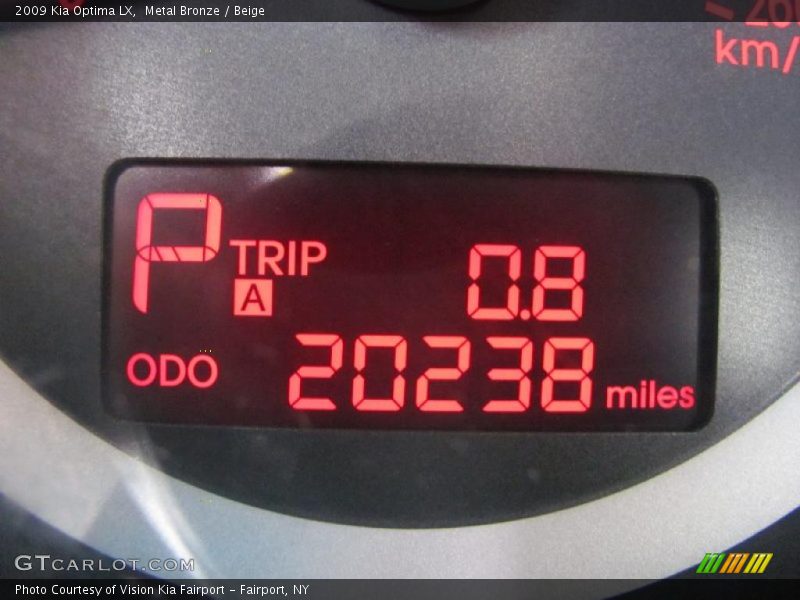 Metal Bronze / Beige 2009 Kia Optima LX