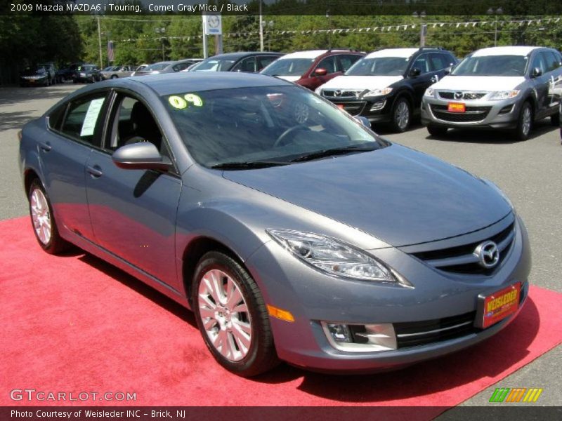 Comet Gray Mica / Black 2009 Mazda MAZDA6 i Touring