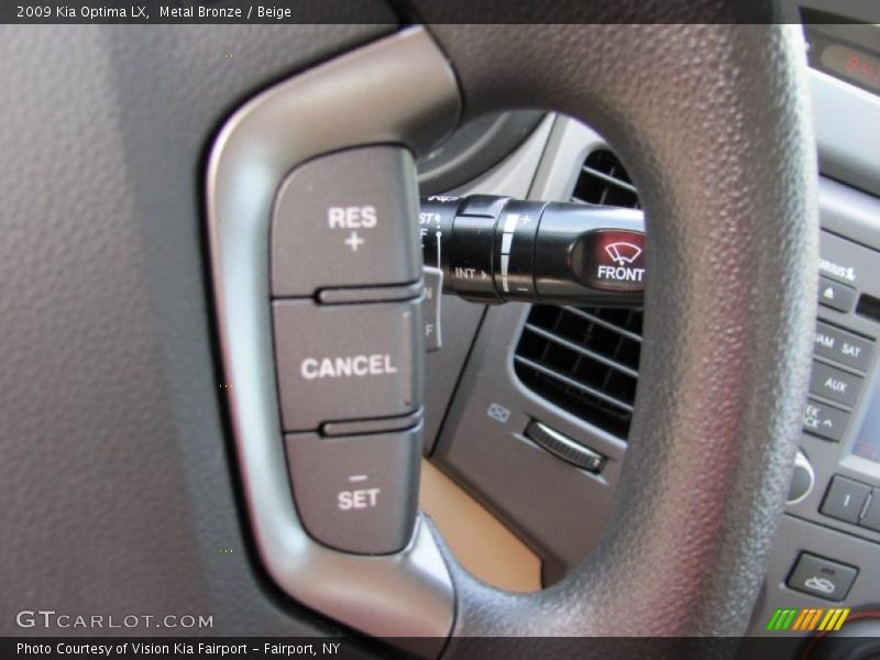 Metal Bronze / Beige 2009 Kia Optima LX