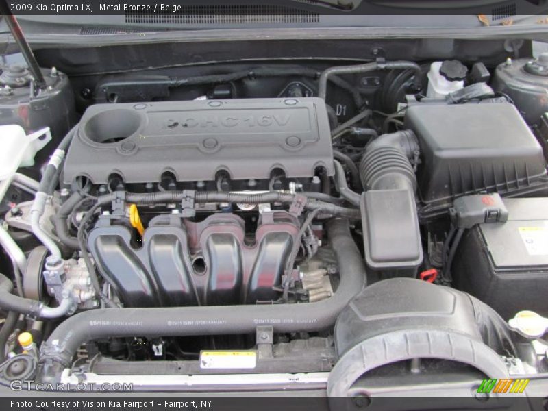 Metal Bronze / Beige 2009 Kia Optima LX