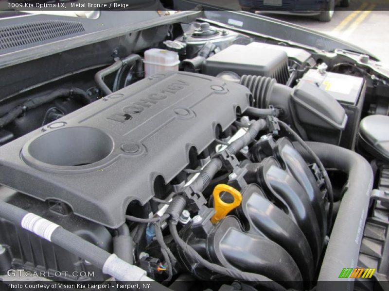 Metal Bronze / Beige 2009 Kia Optima LX