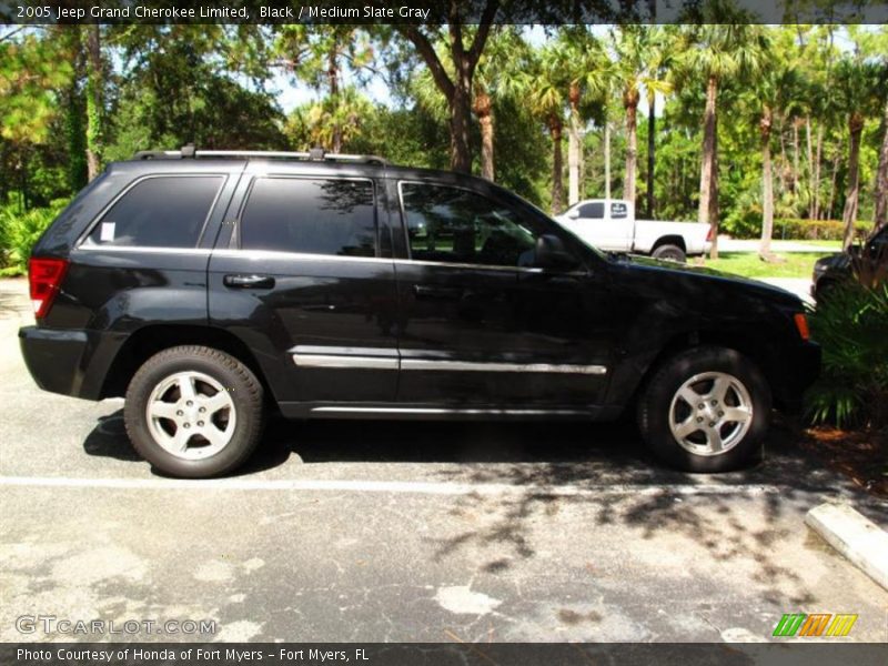Black / Medium Slate Gray 2005 Jeep Grand Cherokee Limited