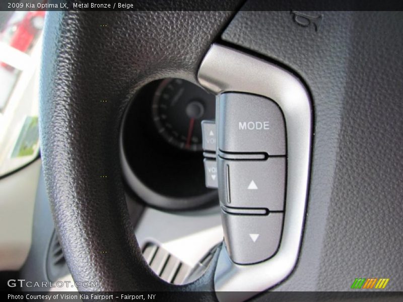 Metal Bronze / Beige 2009 Kia Optima LX