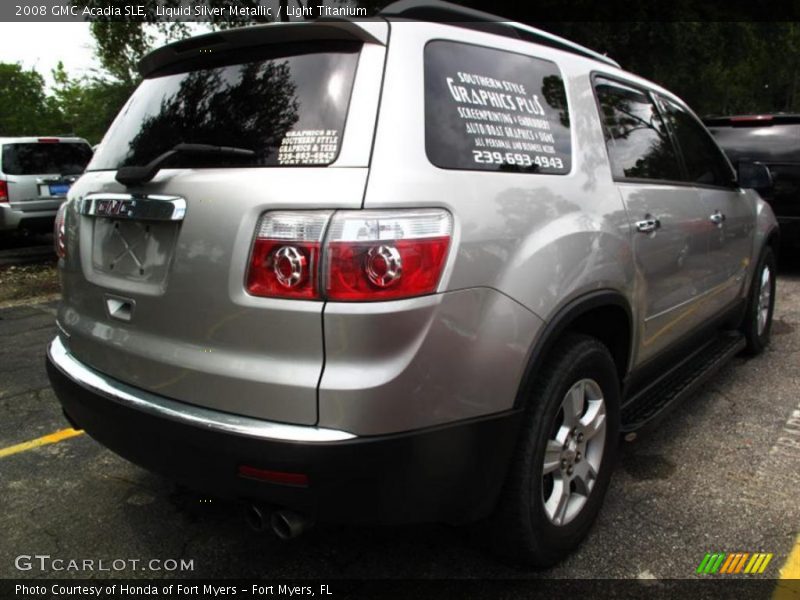 Liquid Silver Metallic / Light Titanium 2008 GMC Acadia SLE