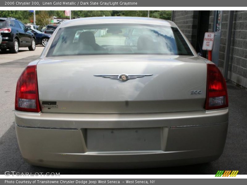 Linen Gold Metallic / Dark Slate Gray/Light Graystone 2006 Chrysler 300