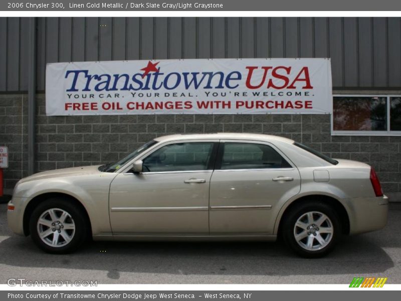 Linen Gold Metallic / Dark Slate Gray/Light Graystone 2006 Chrysler 300