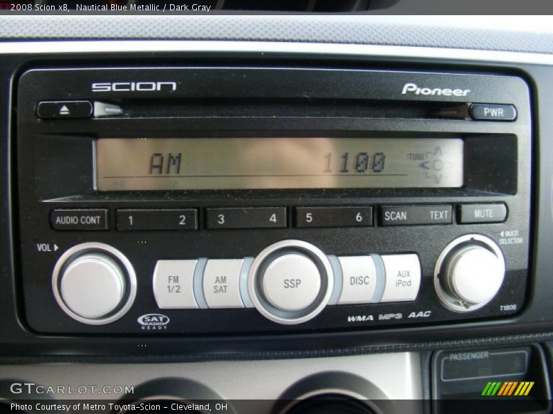 Nautical Blue Metallic / Dark Gray 2008 Scion xB