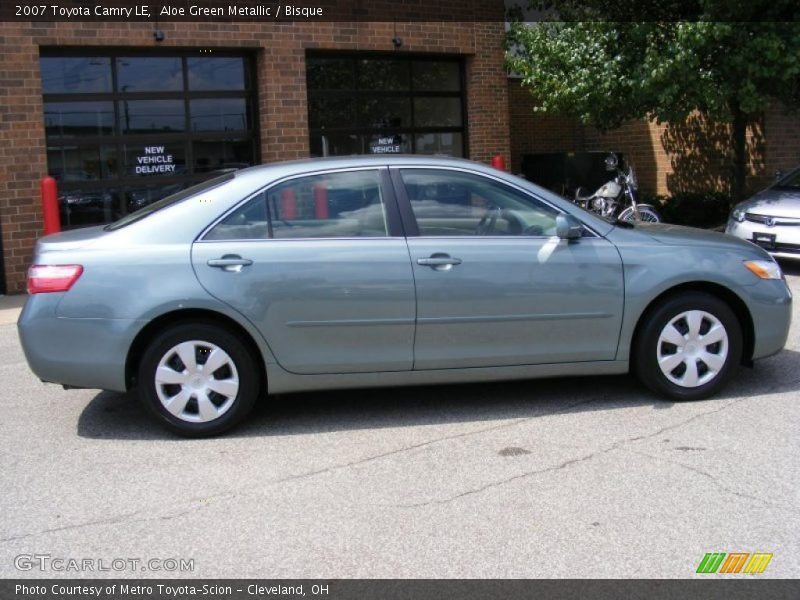 Aloe Green Metallic / Bisque 2007 Toyota Camry LE
