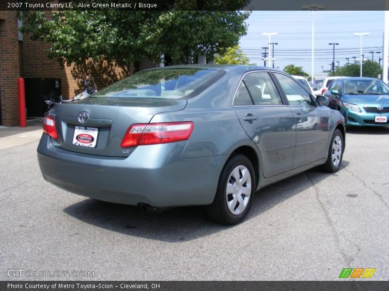 Aloe Green Metallic / Bisque 2007 Toyota Camry LE