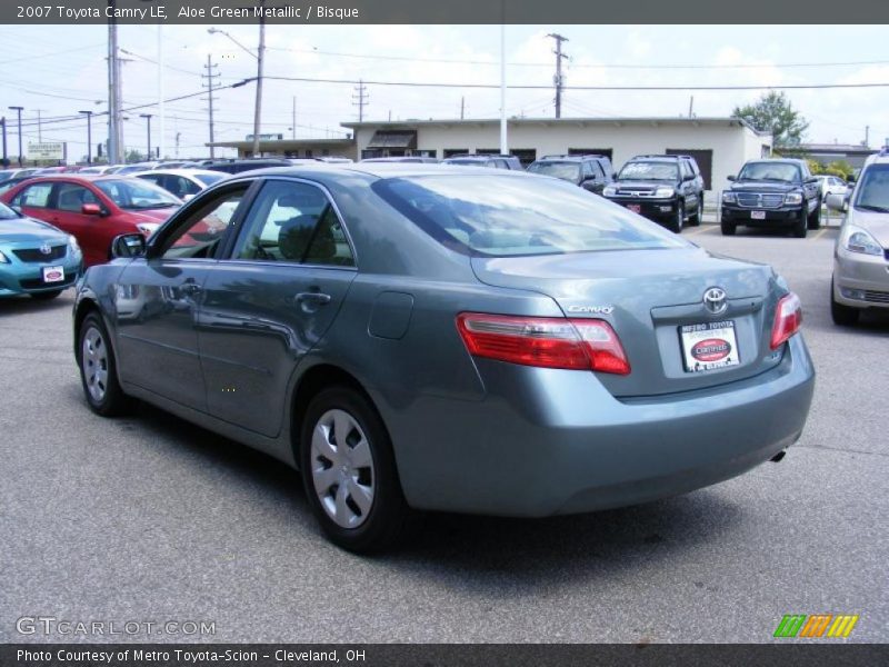Aloe Green Metallic / Bisque 2007 Toyota Camry LE