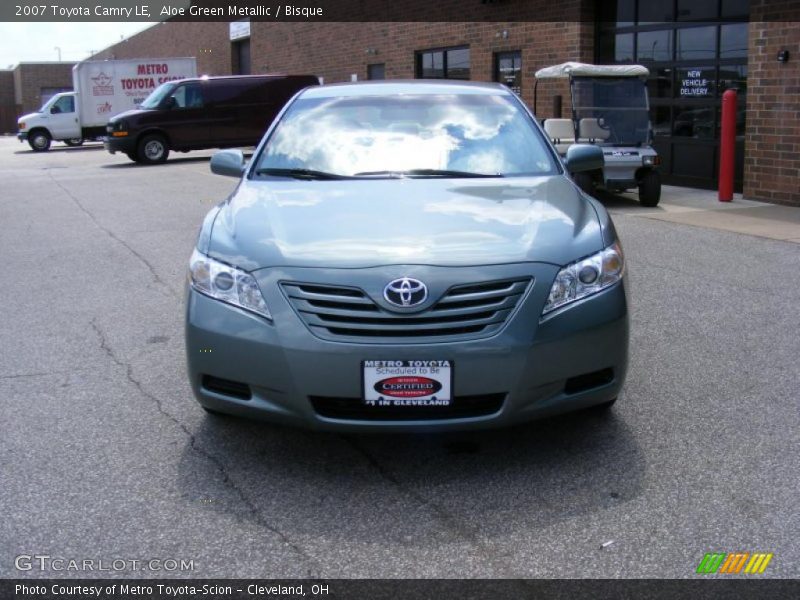 Aloe Green Metallic / Bisque 2007 Toyota Camry LE