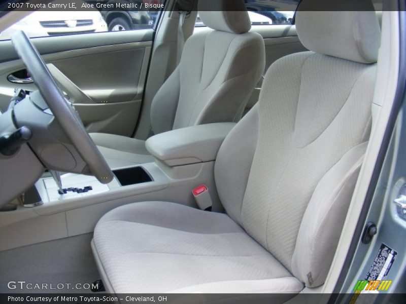 Aloe Green Metallic / Bisque 2007 Toyota Camry LE