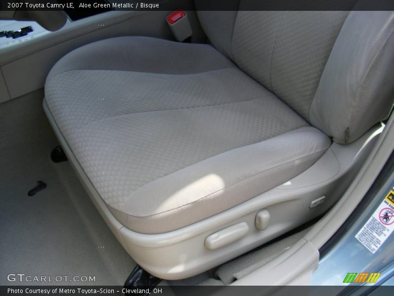Aloe Green Metallic / Bisque 2007 Toyota Camry LE