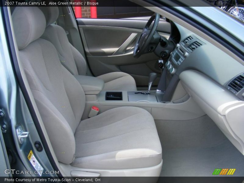 Aloe Green Metallic / Bisque 2007 Toyota Camry LE
