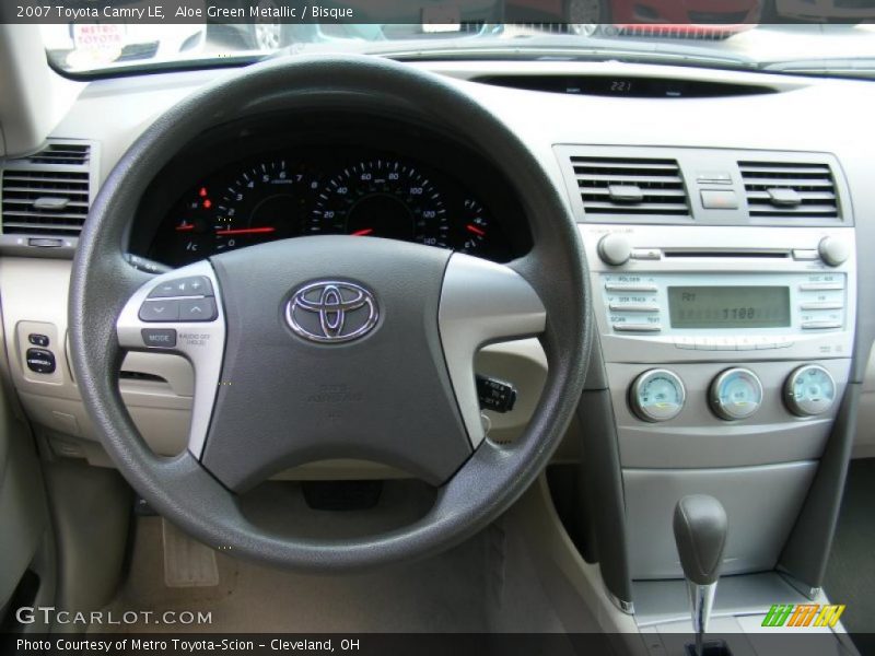 Aloe Green Metallic / Bisque 2007 Toyota Camry LE