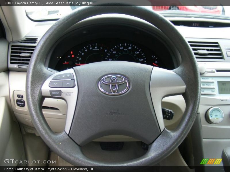 Aloe Green Metallic / Bisque 2007 Toyota Camry LE
